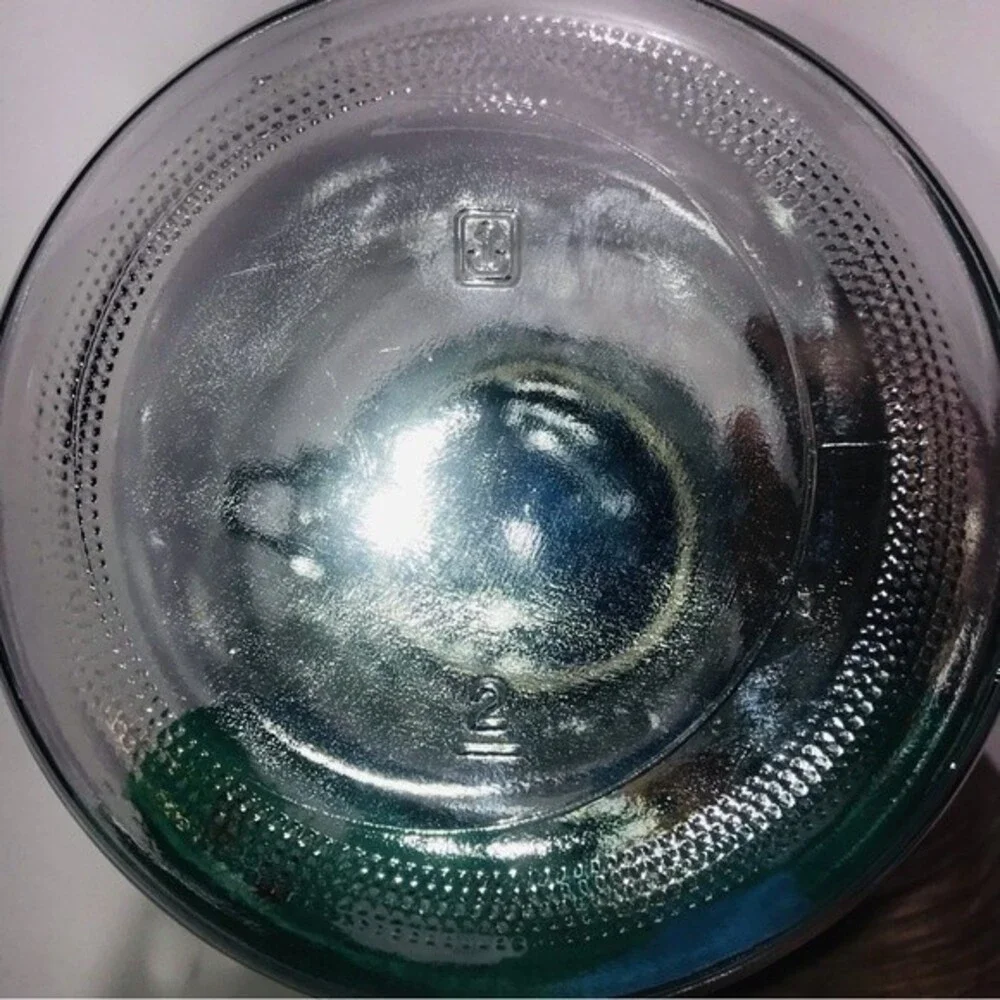Anchor Hocking Vintage Glass Storage Container Bail Hinge Lid Farmhouse 1982